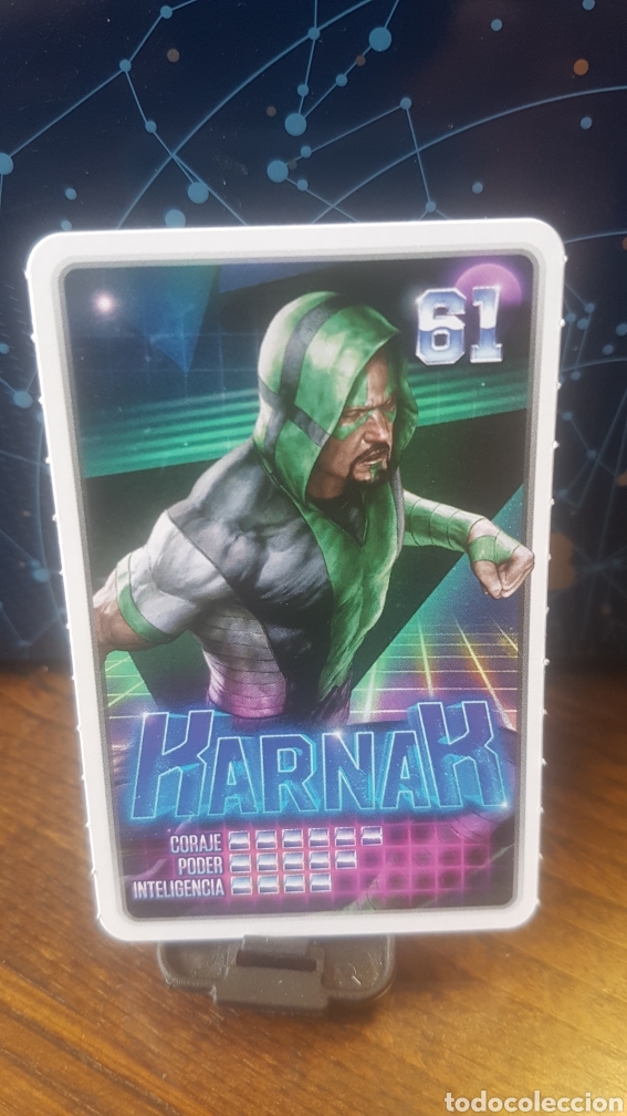 Coleccionismo cromos antiguos: #61 KARNAK CARREFOUR MARVEL &iexcl;DESCUBRE TU PODER! - Foto 1