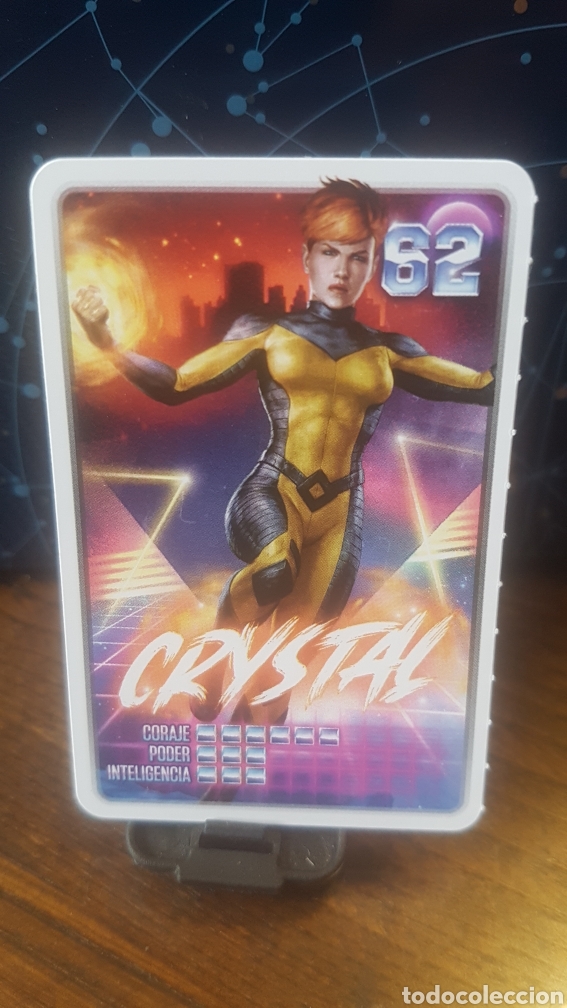 Coleccionismo cromos antiguos: #52 CRYSTAL CARREFOUR MARVEL &iexcl;DESCUBRE TU PODER! - Foto 1