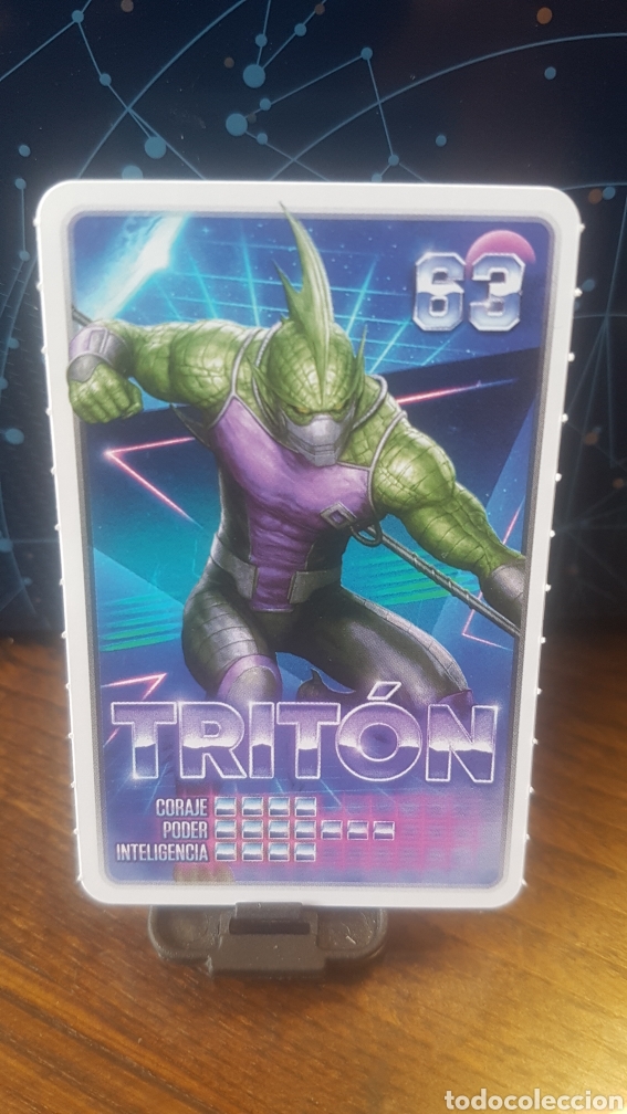 Coleccionismo cromos antiguos: #63 TRITON CARREFOUR MARVEL &iexcl;DESCUBRE TU PODER! - Foto 1