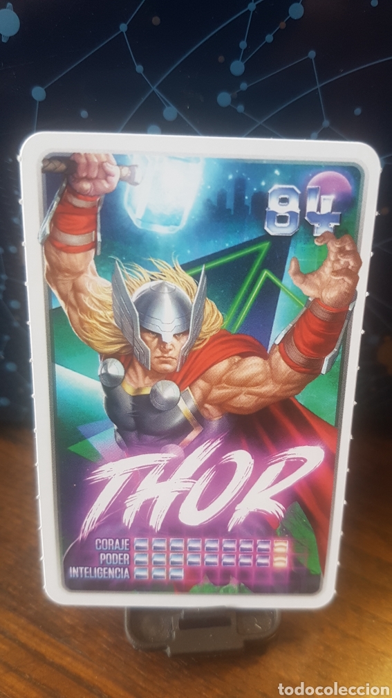 Coleccionismo cromos antiguos: #84 THOR CARREFOUR MARVEL &iexcl;DESCUBRE TU PODER! - Foto 1