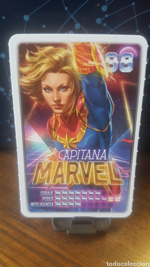 Coleccionismo cromos antiguos: #88 CAPITANA MARVEL CARREFOUR MARVEL &iexcl;DESCUBRE TU PODER! - Foto 1