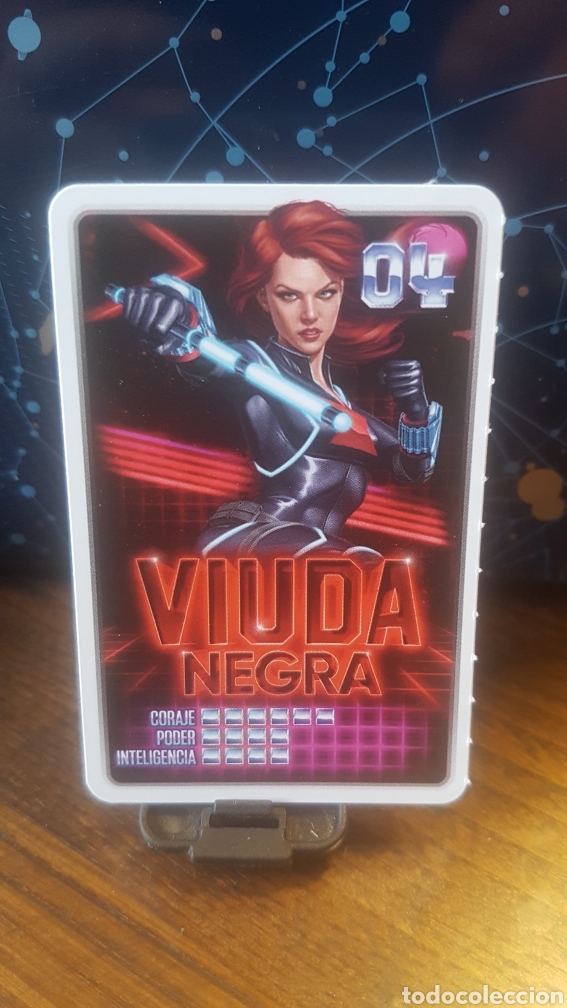 Coleccionismo cromos antiguos: #04 VIUDA NEGRA CARREFOUR MARVEL &iexcl;DESCUBRE TU PODER! - Foto 1