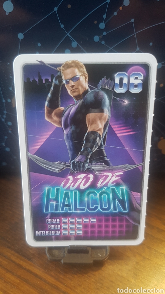 Coleccionismo cromos antiguos: #06 OJO DE HALCON CARREFOUR MARVEL &iexcl;DESCUBRE TU PODER! - Foto 1