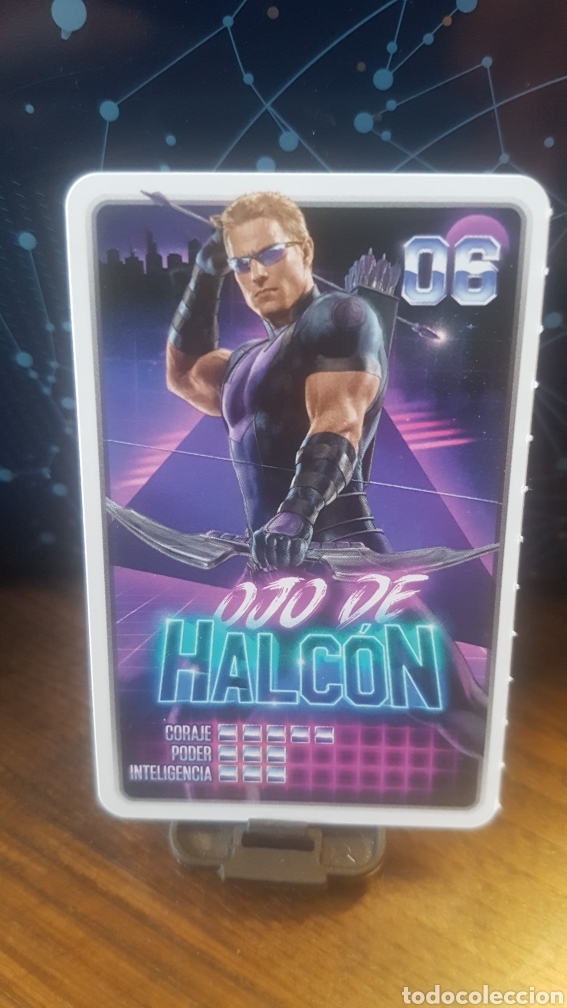 Coleccionismo cromos antiguos: #06 OJO DE HALCON CARREFOUR MARVEL &iexcl;DESCUBRE TU PODER! - Foto 1