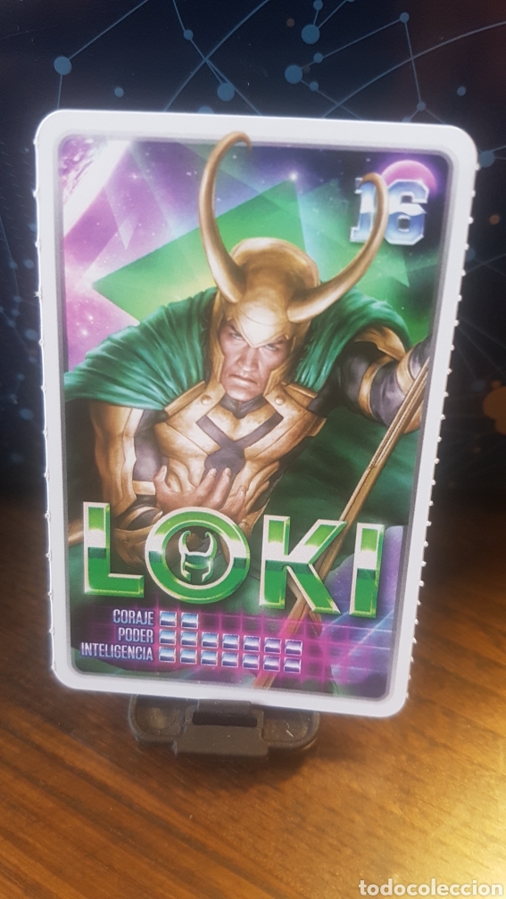 Coleccionismo cromos antiguos: #16 LOKI CARREFOUR MARVEL &iexcl;DESCUBRE TU PODER! - Foto 1