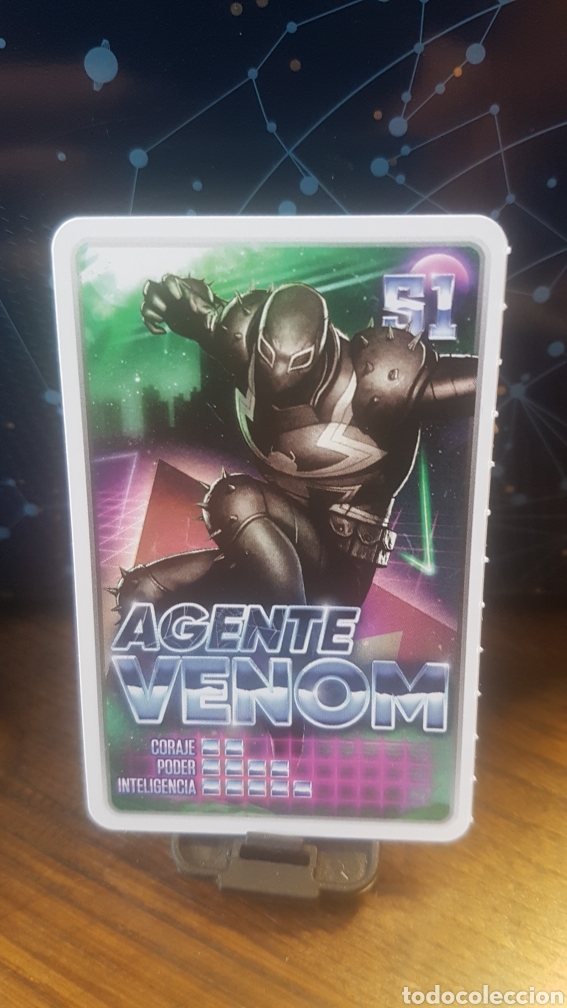 Coleccionismo cromos antiguos: #51 AGENTE VENOM CARREFOUR MARVEL &iexcl;DESCUBRE TU PODER! - Foto 1