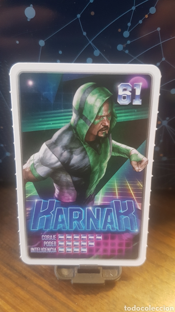 Coleccionismo cromos antiguos: #61 KARNAK CARREFOUR MARVEL &iexcl;DESCUBRE TU PODER! - Foto 1