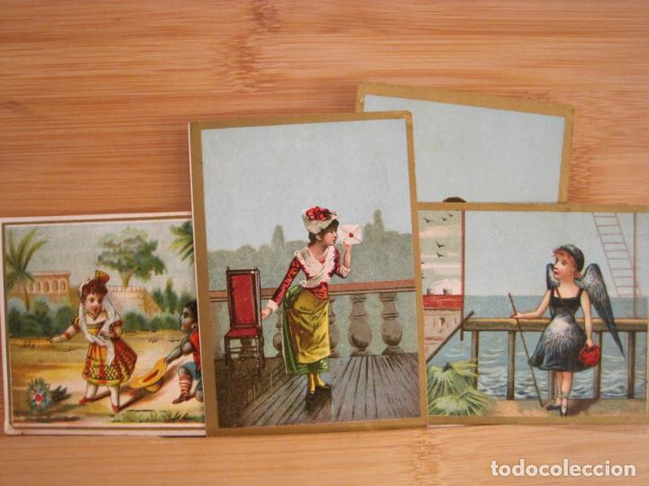 Coleccionismo cromos antiguos: CHOCOLATE JUNCOSA-COLECCION DE 4 CROMOS-VER FOTOS-(96.668)