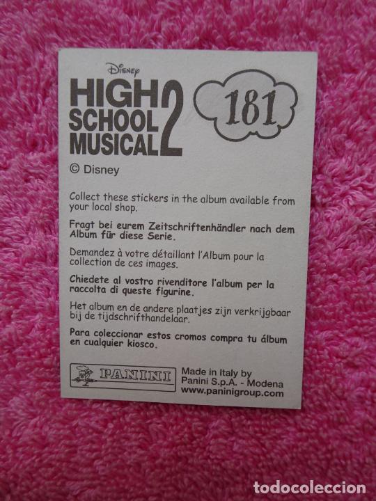 Coleccionismo cromos antiguos: high school musical 2 181 panini 2007 - Foto 2