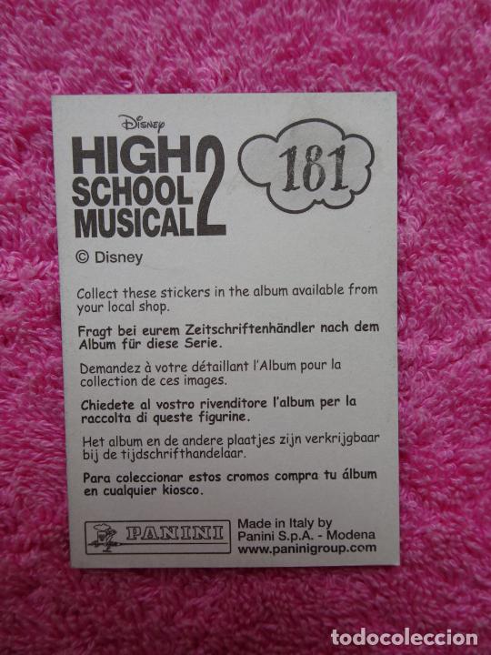 Coleccionismo cromos antiguos: high school musical 2 181 panini 2007 - Foto 2