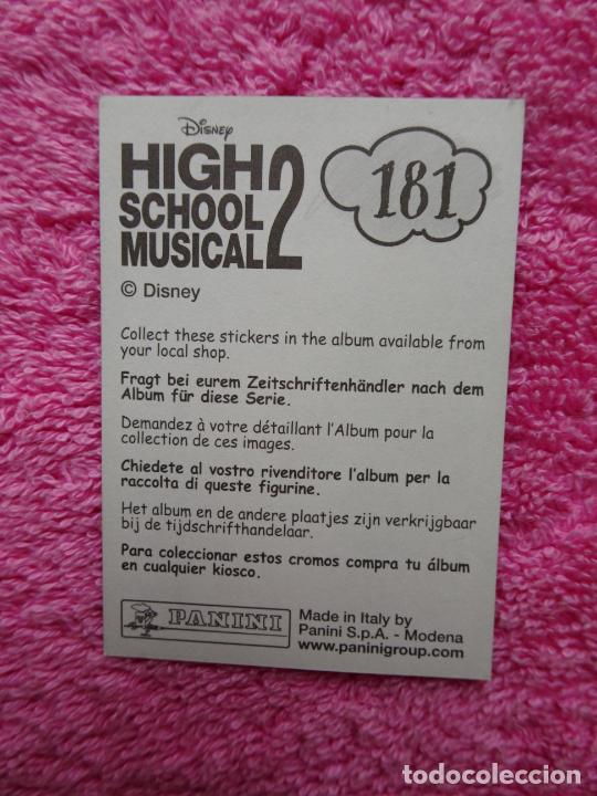 Coleccionismo cromos antiguos: high school musical 2 181 panini 2007 - Foto 2