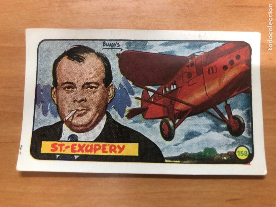 Colecionismo Cromos antigos: CROMO AVIADOR ST EXUPRY H&Eacute;ROES MUNDIALES CLIPER # 158 NUNCA PEGADO A&Ntilde;O 1952