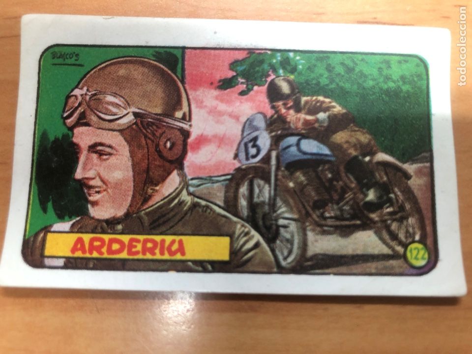 Colecionismo Cromos antigos: CROMO MOTO ARDERIU H&Eacute;ROES MUNDIALES CLIPER # 122 NUNCA PEGADO A&Ntilde;O 1952