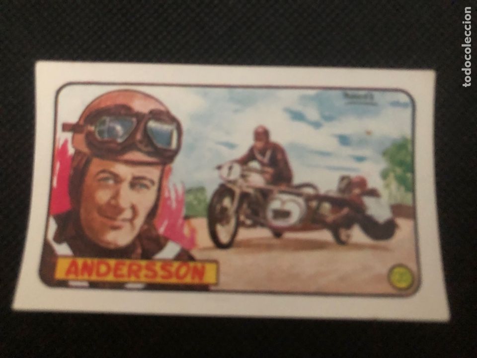 Colecionismo Cromos antigos: CROMO MOTO ANDERSSON H&Eacute;ROES MUNDIALES CLIPER # 120 NUNCA PEGADO A&Ntilde;O 1952