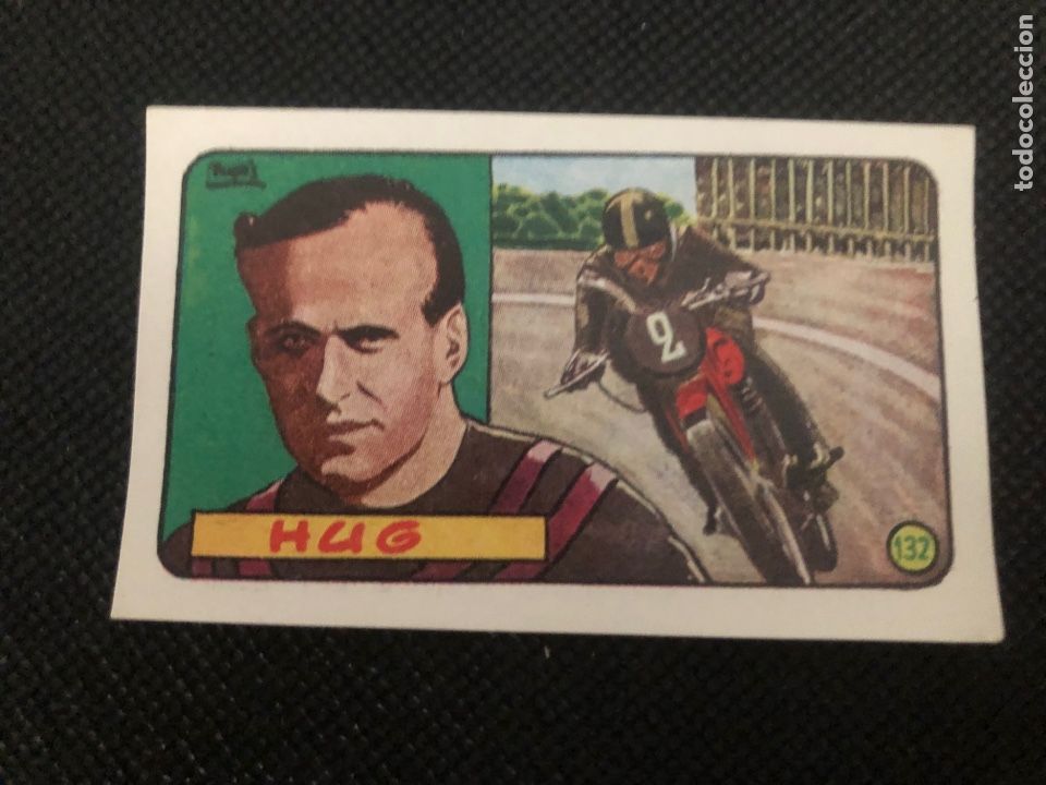 Colecionismo Cromos antigos: CROMO MOTO HUG H&Eacute;ROES MUNDIALES CLIPER # 132 NUNCA PEGADO A&Ntilde;O 1952