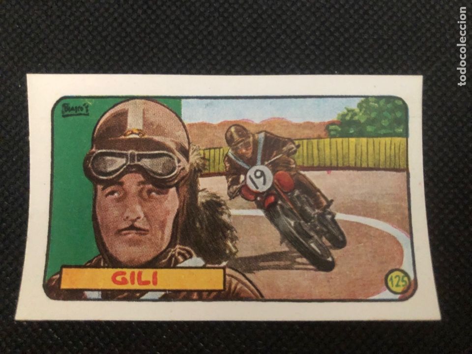Colecionismo Cromos antigos: CROMO MOTO GILI H&Eacute;ROES MUNDIALES CLIPER # 125 NUNCA PEGADO A&Ntilde;O 1952