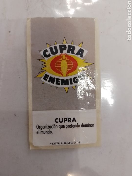 Coleccionismo cromos antiguos: Cromo Gijoe Cupra Enemigo - Foto 1