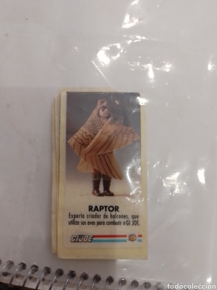 Coleccionismo cromos antiguos: Cromo Gijoe Raptor - Foto 1