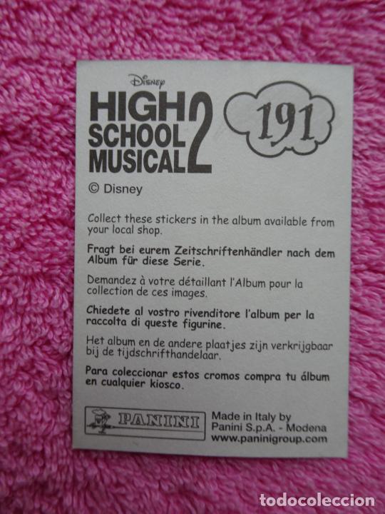 Coleccionismo cromos antiguos: high school musical 2 191 panini 2007 - Foto 2