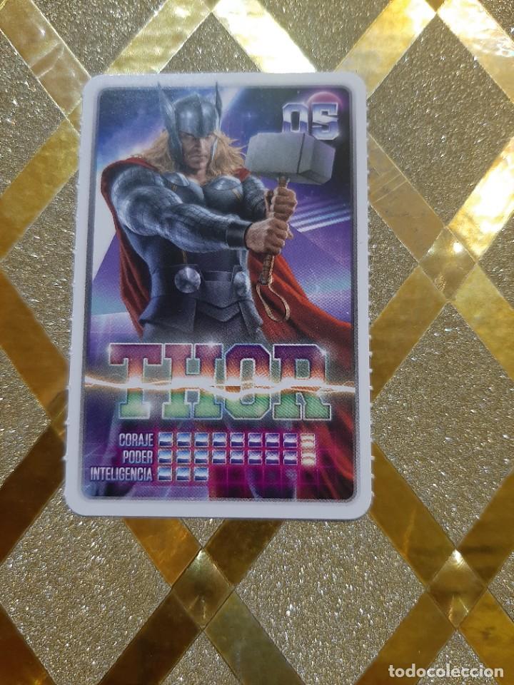 Coleccionismo cromos antiguos: CROMO DE MARVEL NUMERO 5 &iexcl; DESCUBRE TU PODER ! CARREFOUR ! - Foto 1