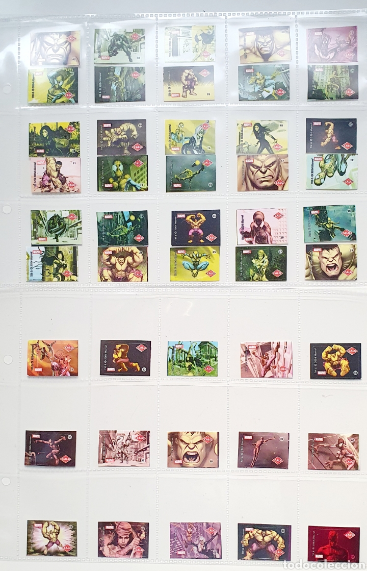 Coleccionismo cromos antiguos: Marvel: Colecci&oacute;n Mini pegatinas Calo - Foto 1