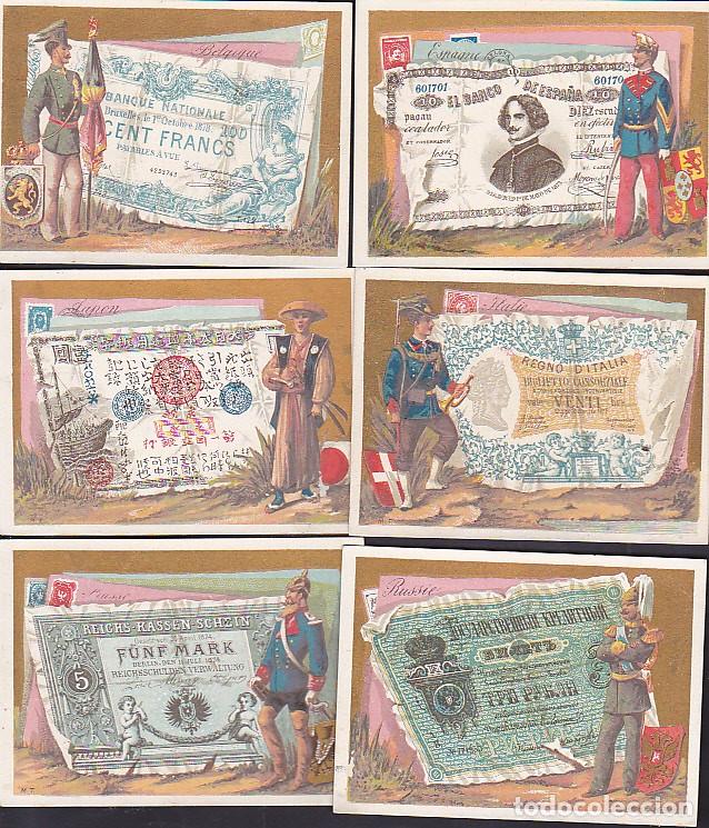 Colecionismo Cromos antigos: LOTE 8 CROMOS MERCERIA HENRI DOCHET BESAN&Ccedil;ON SOLDADO BILLETE