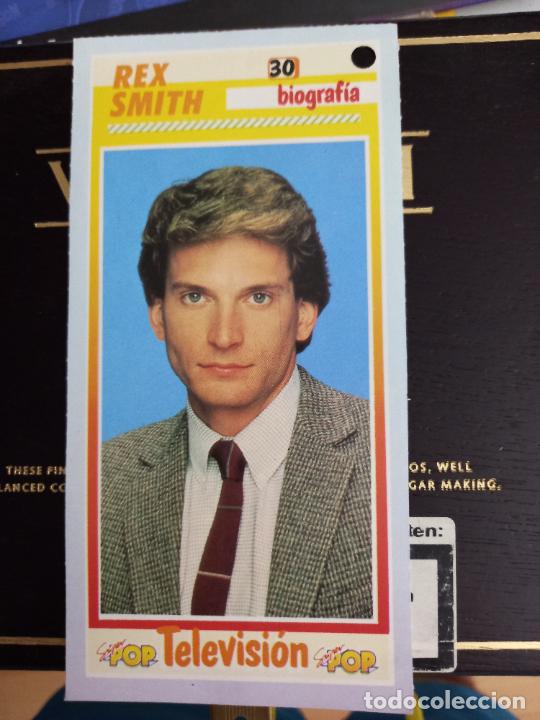 Coleccionismo cromos antiguos: FICHA SUPER POP 30 REX SMITH EL HALCON CALLEJERO - Foto 1