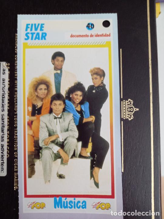 Coleccionismo cromos antiguos: FICHA SUPER POP 40 FIVE STAR - Foto 1