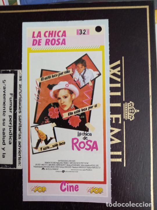 Coleccionismo cromos antiguos: FICHA SUPER POP 32 LA CHICA DE ROSA - Foto 1