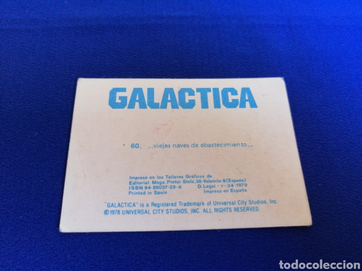 Coleccionismo cromos antiguos: GALACTICA N&Uacute;MERO 60 - Foto 2