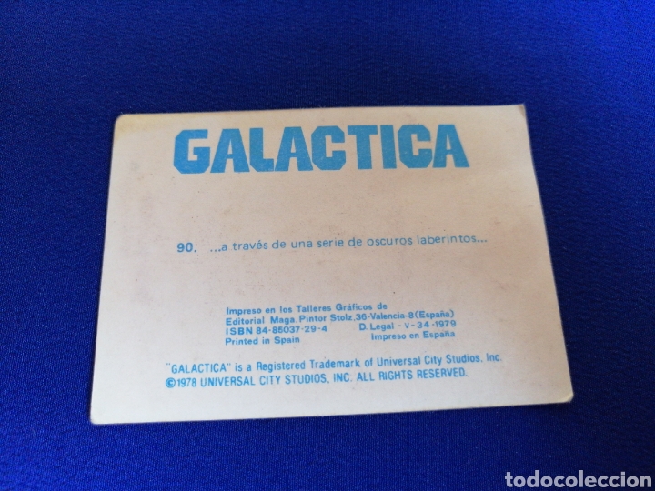 Coleccionismo cromos antiguos: GALACTICA N&Uacute;MERO 90 - Foto 2