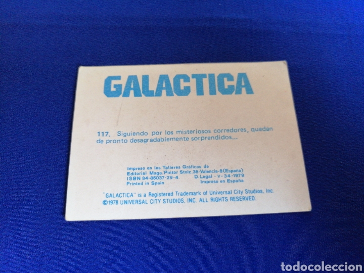 Coleccionismo cromos antiguos: GALACTICA N&Uacute;MERO 117 - Foto 2