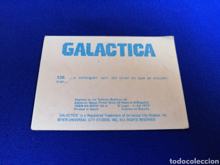 Coleccionismo cromos antiguos: GALACTICA N&Uacute;MERO 139 - Foto 2