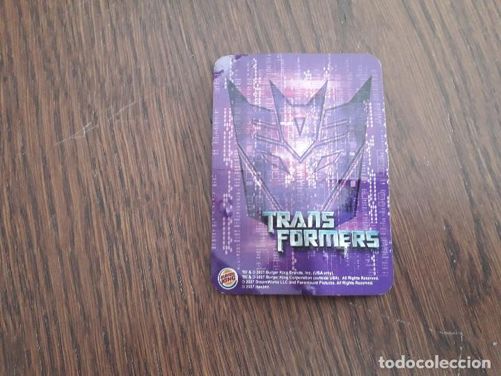 Coleccionismo cromos antiguos: cromos de Burger King, transformers, a&ntilde;o 2007 - Foto 2