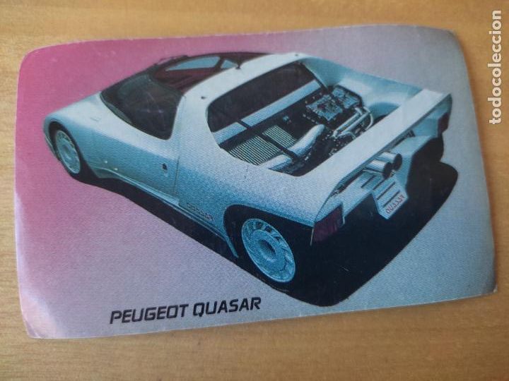 Coleccionismo Cromos antiguos: PEUGEOT QUASAR # 162 CROMO SIN PEGAR NUNCA ADHESIVO SOBADO MONSTRUOS ASFALTO