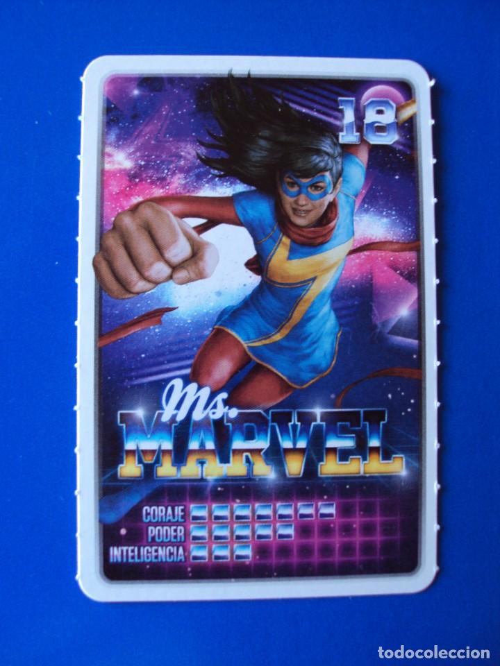 Coleccionismo cromos antiguos: 18 MS MARVEL CROMO CARTA MARVEL DESCUBRE TU PODER 2022 CARREFOUR NUEVO - Foto 1