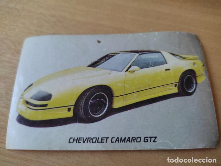 Coleccionismo Cromos antiguos: CHEVROLET CAMARO GRZ # 40 CROMO SIN PEGAR NUNCA ADHESIVO SOBADO MONSTRUOS ASFALTO