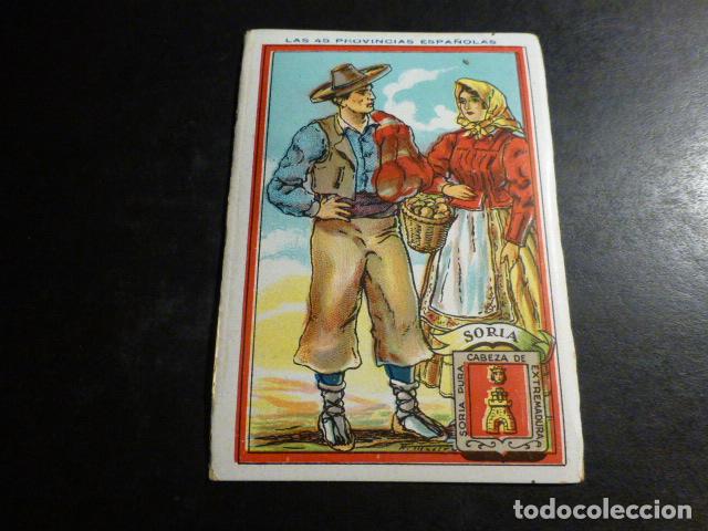 Collectable Antique Stickers: SORIA TIPOS Y ESCUDO DE LA PROVINCIA ANTIGUO CROMO A&Ntilde;OS 30