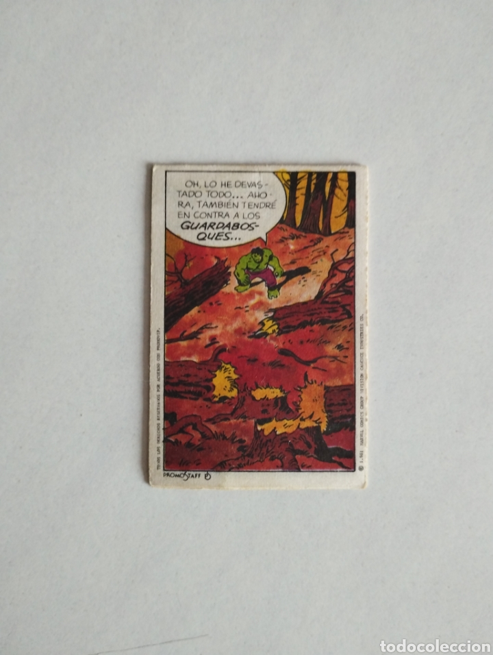 Coleccionismo cromos antiguos: CROPAN MINI COMIC EL INCRE&Iacute;BLE HULK N&deg;2 - Foto 2