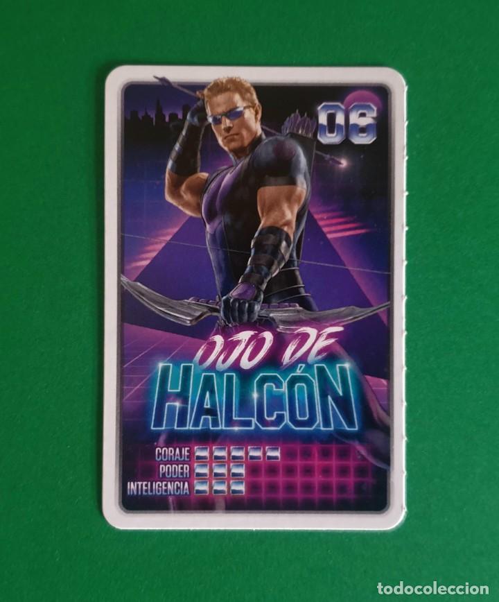 Coleccionismo cromos antiguos: 6 OJO DE HALC&Oacute;N - MARVEL DESCUBRE TU PODER - CARREFOUR 2022 (NUEVO) - Foto 1