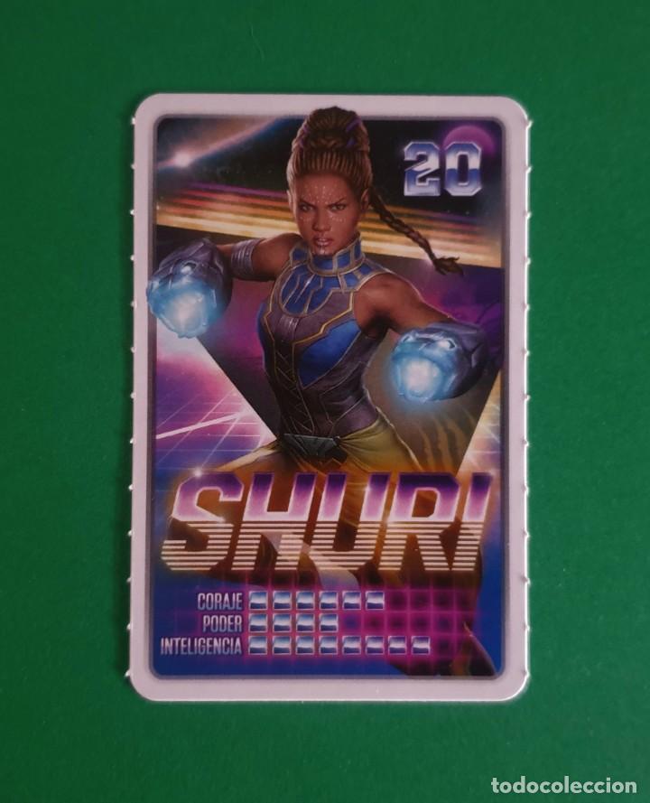 Coleccionismo cromos antiguos: 20 SHURI - MARVEL DESCUBRE TU PODER - CARREFOUR 2022 (NUEVO) - Foto 1