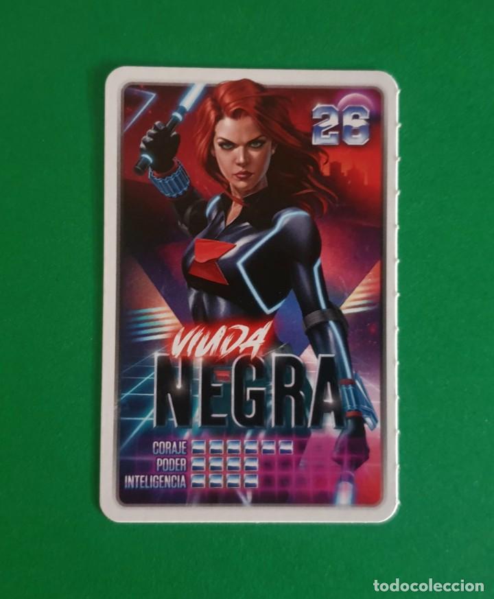 Coleccionismo cromos antiguos: 26 VIUDA NEGRA - MARVEL DESCUBRE TU PODER - CARREFOUR 2022 (NUEVO) - Foto 1