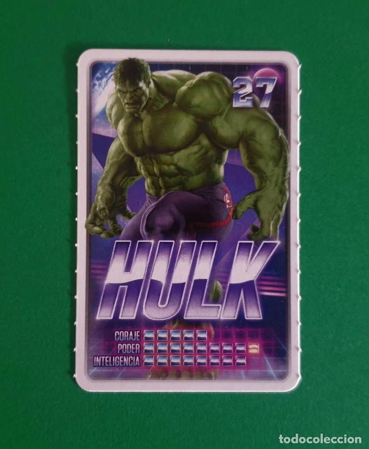 Coleccionismo cromos antiguos: 27 HULK - MARVEL DESCUBRE TU PODER - CARREFOUR 2022 (NUEVO) - Foto 1