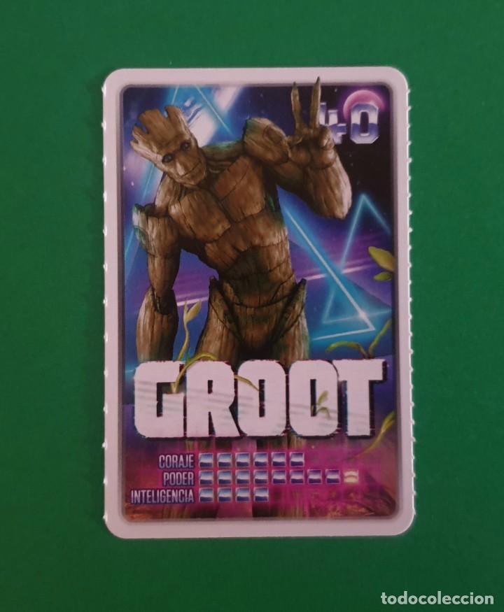 Coleccionismo cromos antiguos: 40 GROOT - MARVEL DESCUBRE TU PODER - CARREFOUR 2022 (NUEVO) - Foto 1