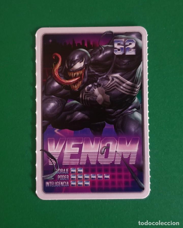 Coleccionismo cromos antiguos: 52 VENOM - MARVEL DESCUBRE TU PODER - CARREFOUR 2022 (NUEVO) - Foto 1
