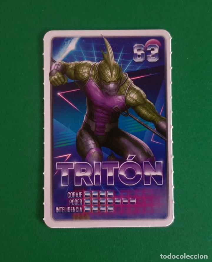 Coleccionismo cromos antiguos: 63 TRIT&Oacute;N - MARVEL DESCUBRE TU PODER - CARREFOUR 2022 (NUEVO) - Foto 1