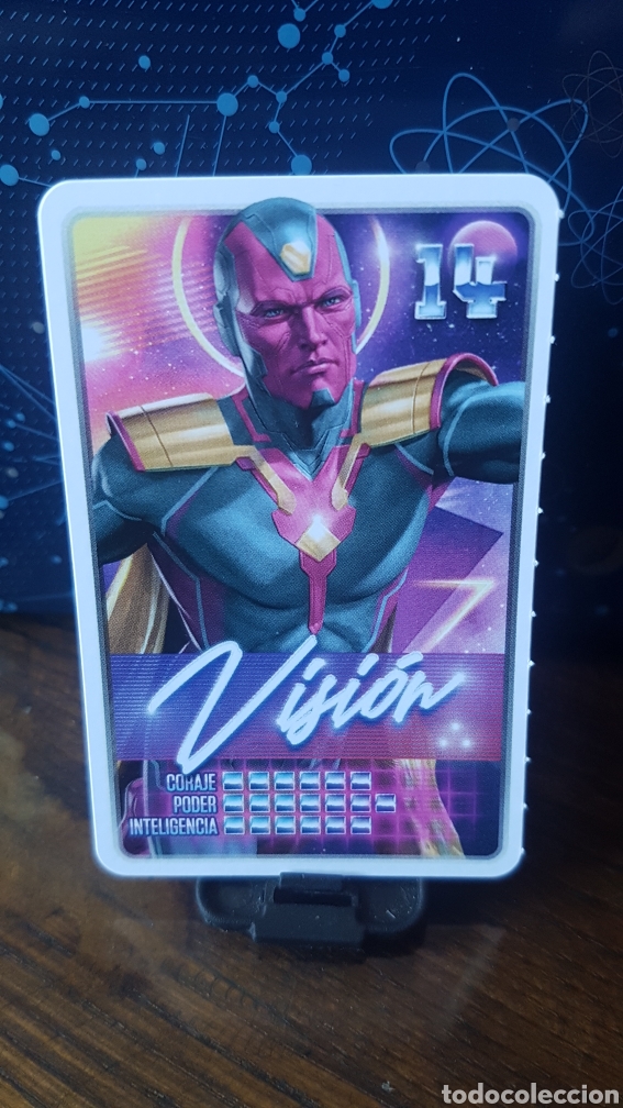 Coleccionismo cromos antiguos: #14 VISION CARREFOUR MARVEL &iexcl;DESCUBRE TU PODER! - Foto 1
