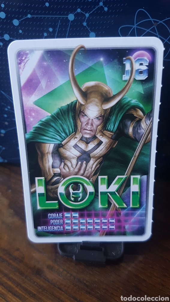Coleccionismo cromos antiguos: #16 LOKI CARREFOUR MARVEL &iexcl;DESCUBRE TU PODER! - Foto 1