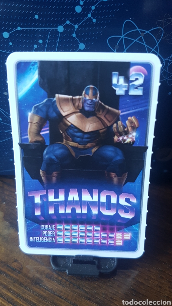 Coleccionismo cromos antiguos: #42 THANOS CARREFOUR MARVEL &iexcl;DESCUBRE TU PODER! - Foto 1