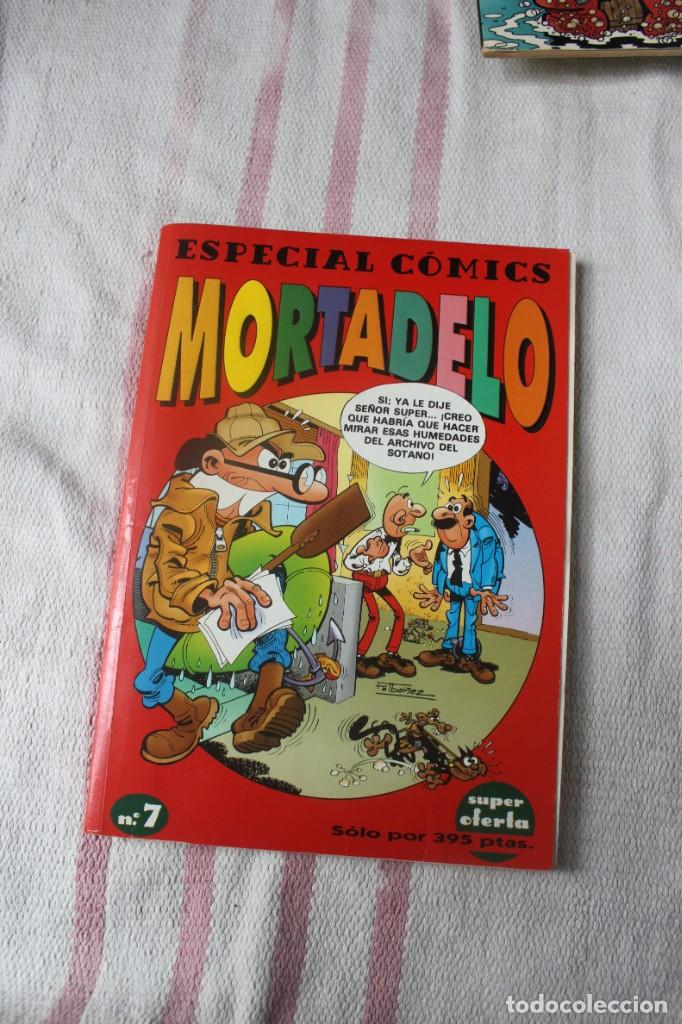 Coleccionismo Cromos antiguos: ESPECIAL COMICS MORTADELO N&ordm; 7 : INCLUYE EXTRAS DEL 41 AL 45